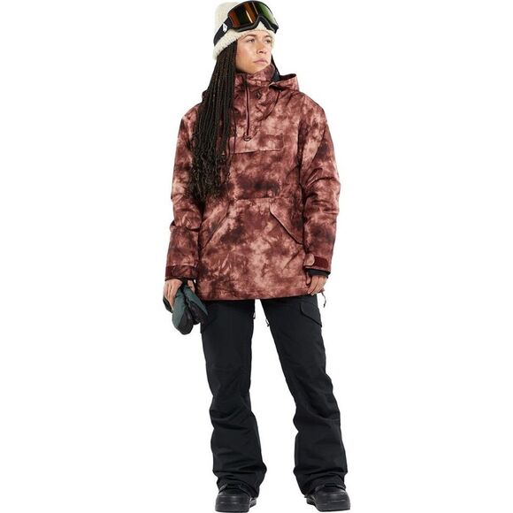 Volcom Women’s Fern Gore-Tex Pullover Insulated Jacket Small Snowboarding Ski - Picture 2 of 12